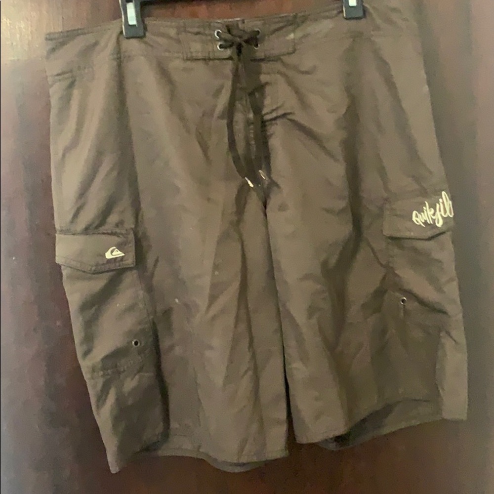 Quicksilver vintage brown swim!!